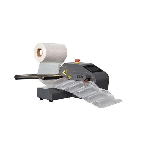 中国工場クッションピローインフレータブル包装バブルフィルムエアバブル包装機