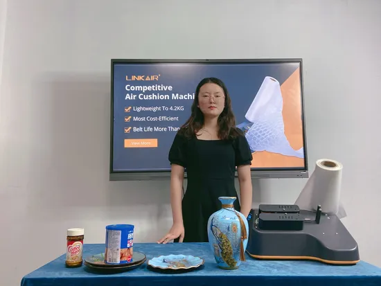 パーフェクトバッグクッションピロー包装フィルムバブルエアパッキングマシン